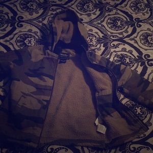 Toddler boy camouflage coat